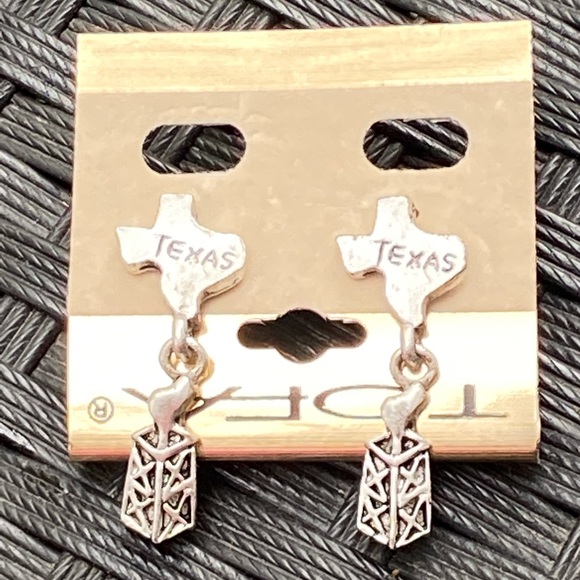 Tofa Earrings (Texas) silver - Picture 1 of 2